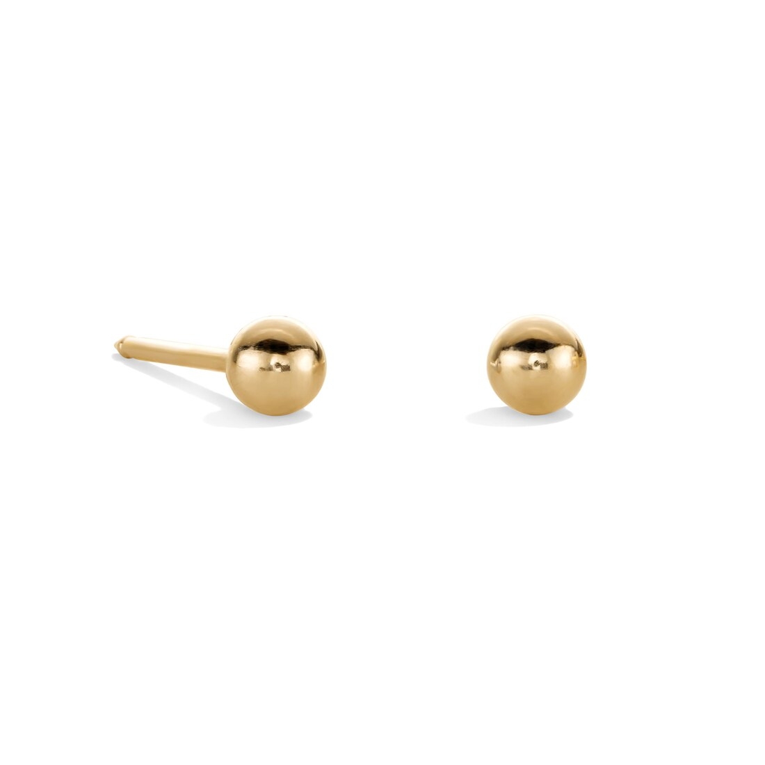 Banter 10K Solid Gold 3mm Ball Piercing Studs