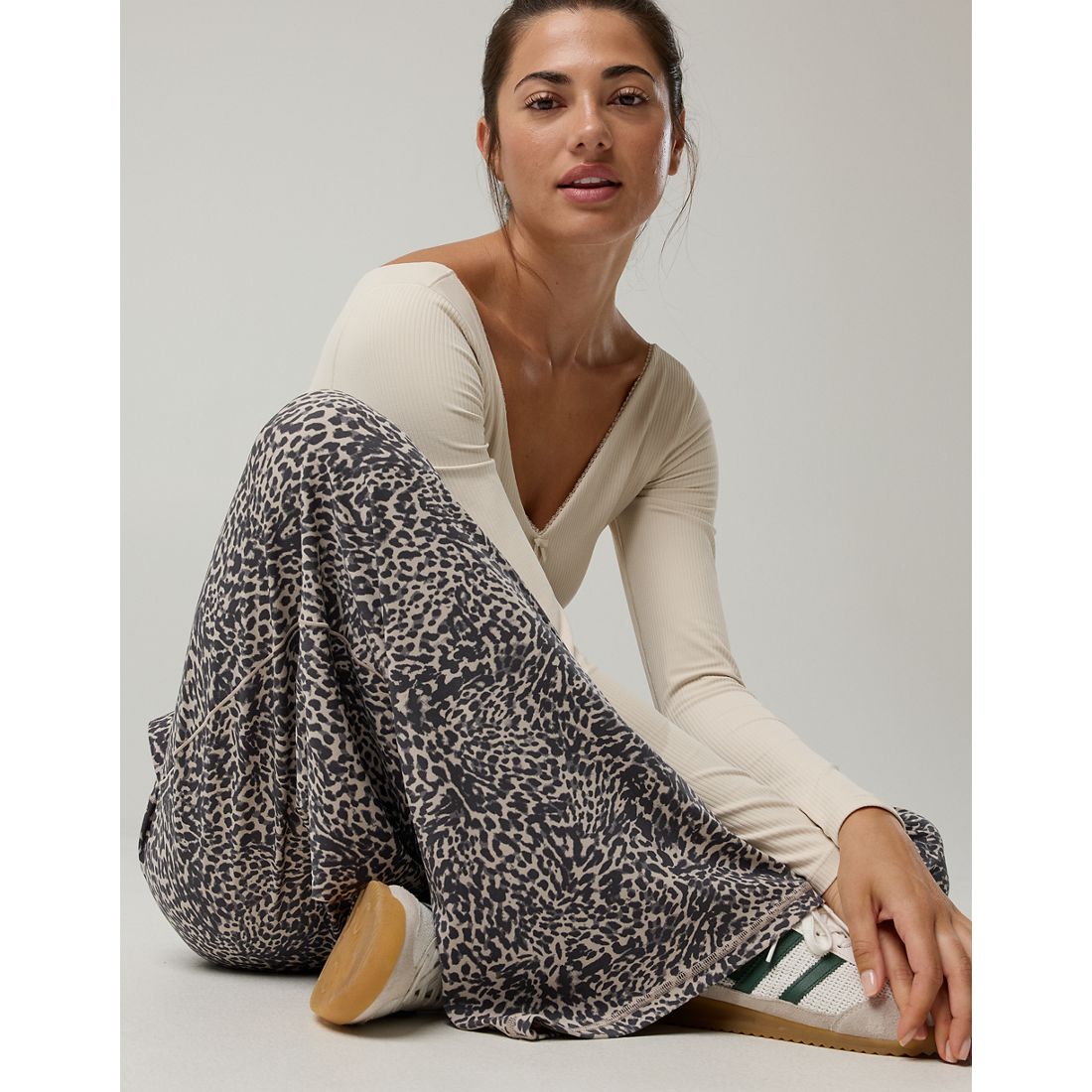 aerie wide leg pants