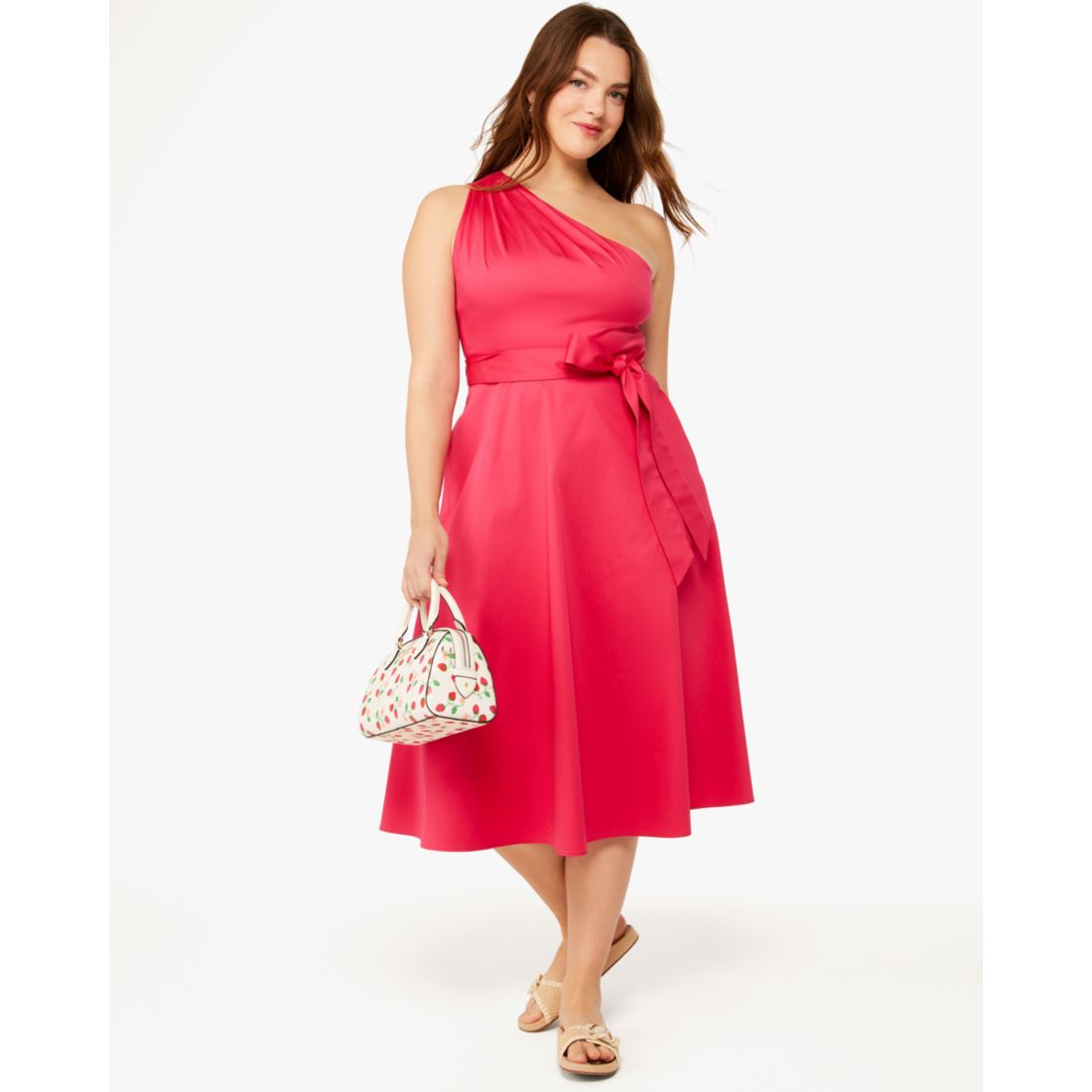 Kate Spade New York Outlet Poplin One-shoulder Dress