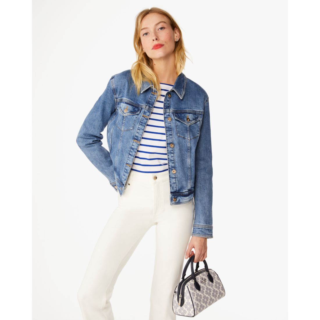 Kate Spade New York Outlet Classic Denim Jacket available now at Wrentham Village Premium Outlets