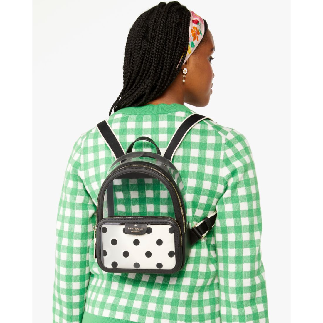 Kate Spade New York Outlet Clare See Through Small Backpack available now at Arundel Mills