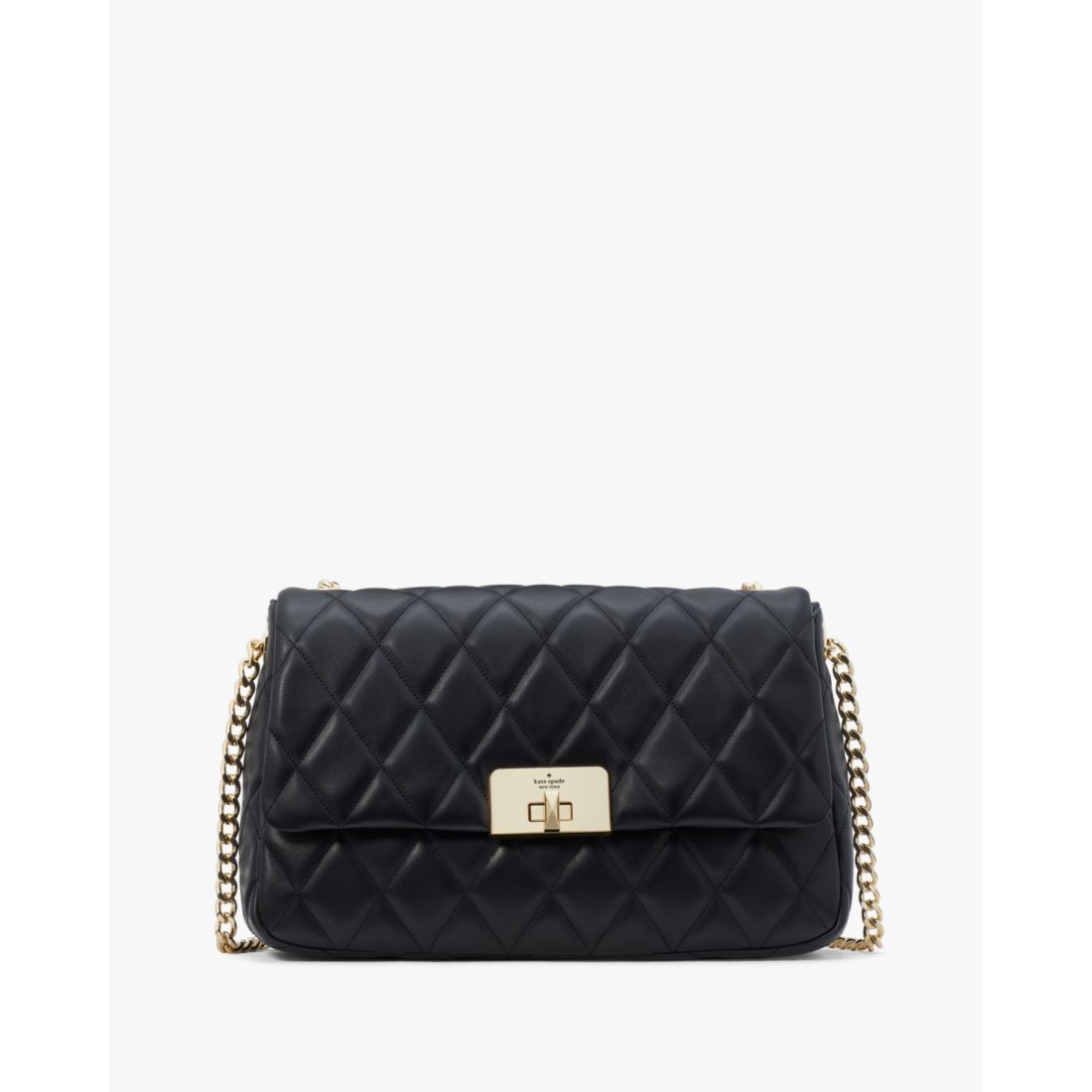 日本未入荷★Kate Spade Carey Medium Flap Shoulder Bag KH228 NWT Kate Spade KH228 Carey Medium Flap Twist Lock Shoulder