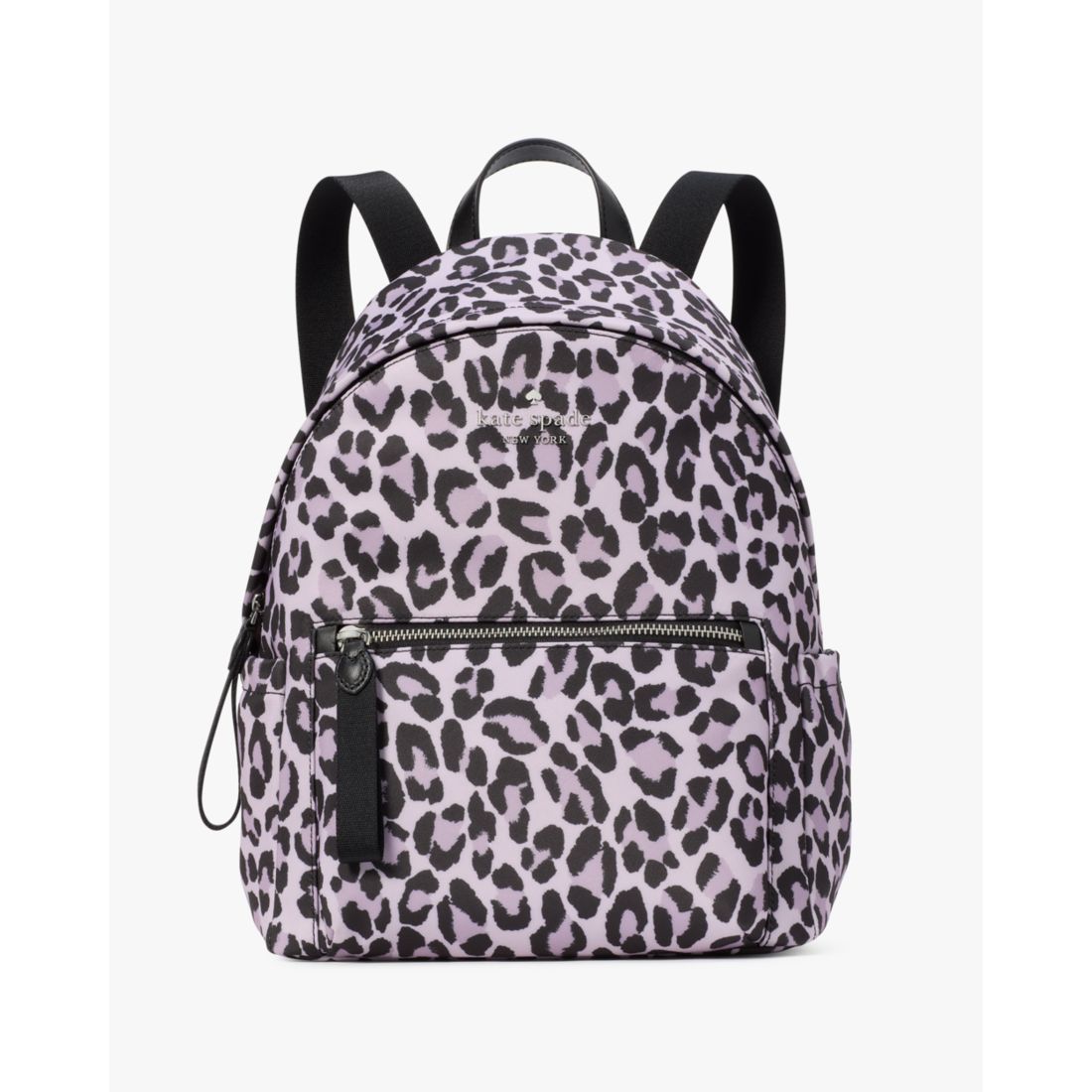 Kate Spade chelsea high quality medium nylon backpack in black multi