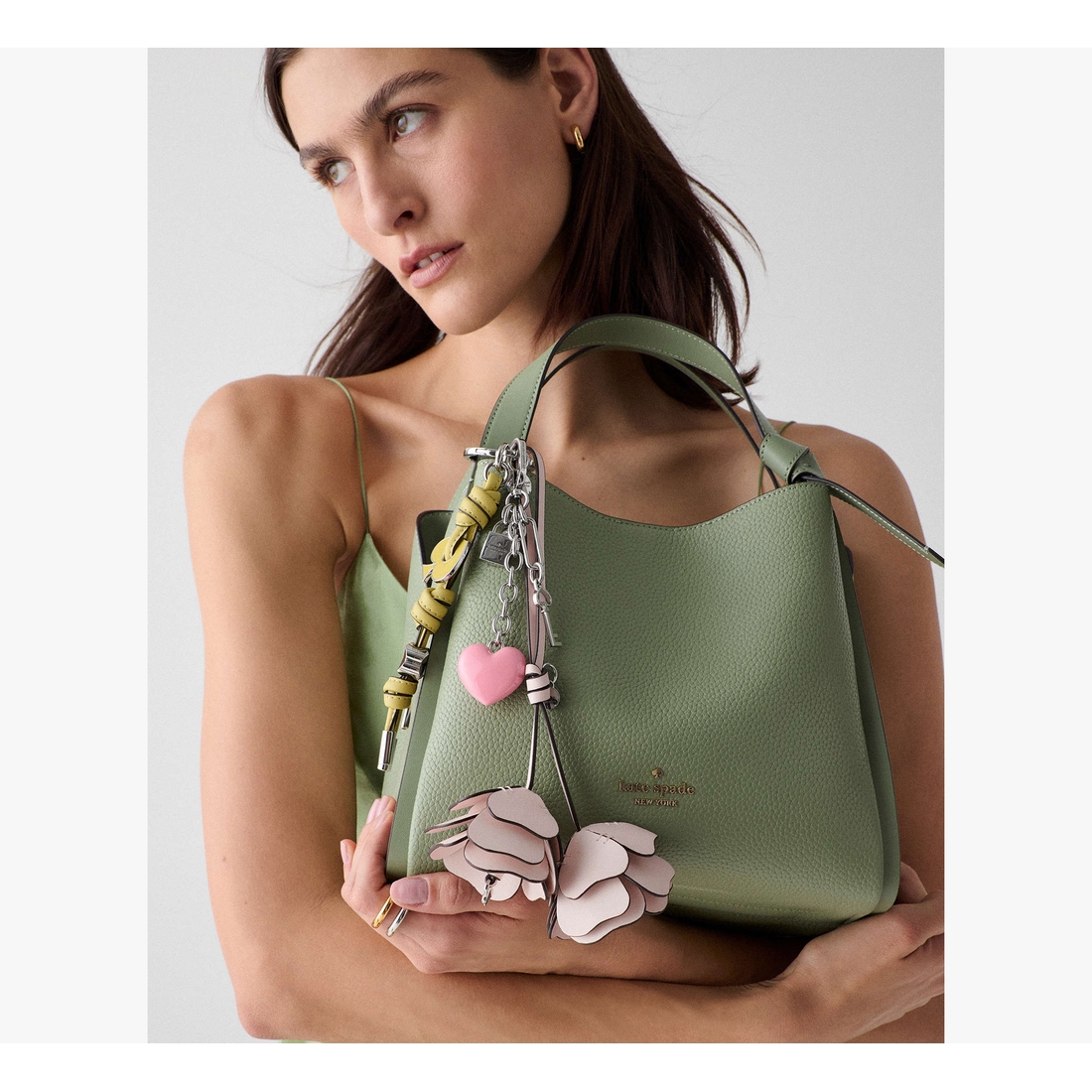 Kate Spade New York Outlet Enamel Spade Knott Bag Charm available