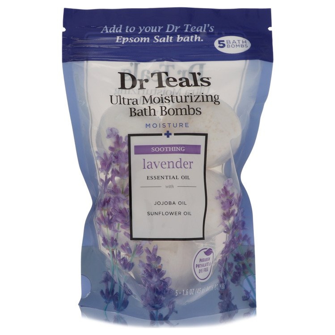 Dr Teal's Ultra Moisturizing Bath Bombs Five (5) 1.6 oz Dr Teal's Ultra Moisturizing Bath Bombs Five (5) 1.6 oz