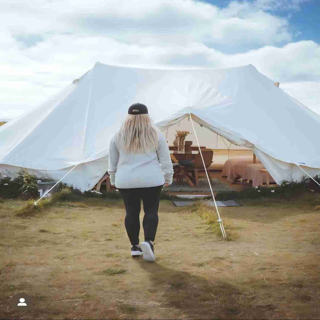 Streamdale 8-10 Person Canvas Bell Tent, Glamping, 4-Season Yurt