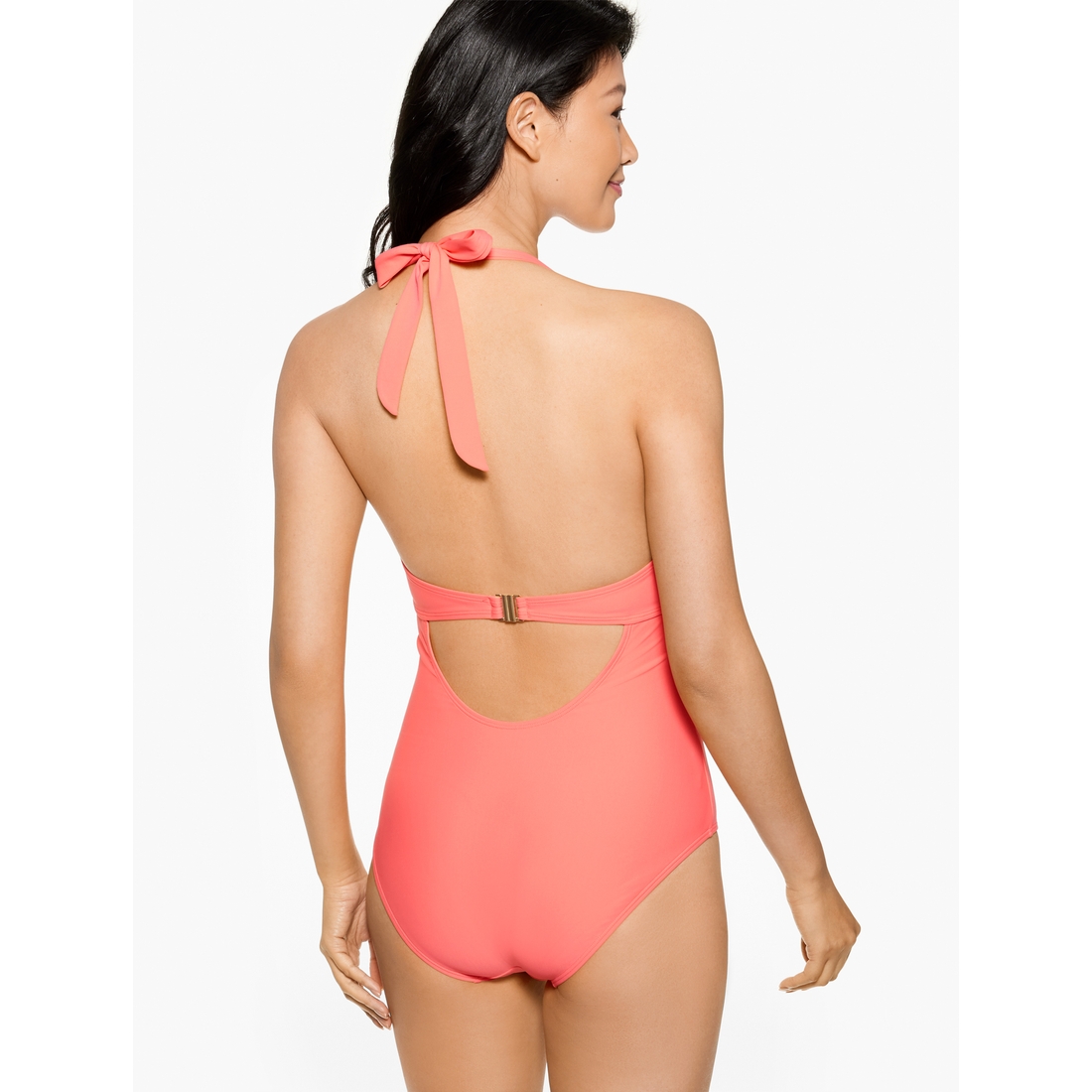 Misses - Aqua Club Halter One-Piece Swimsuit available now