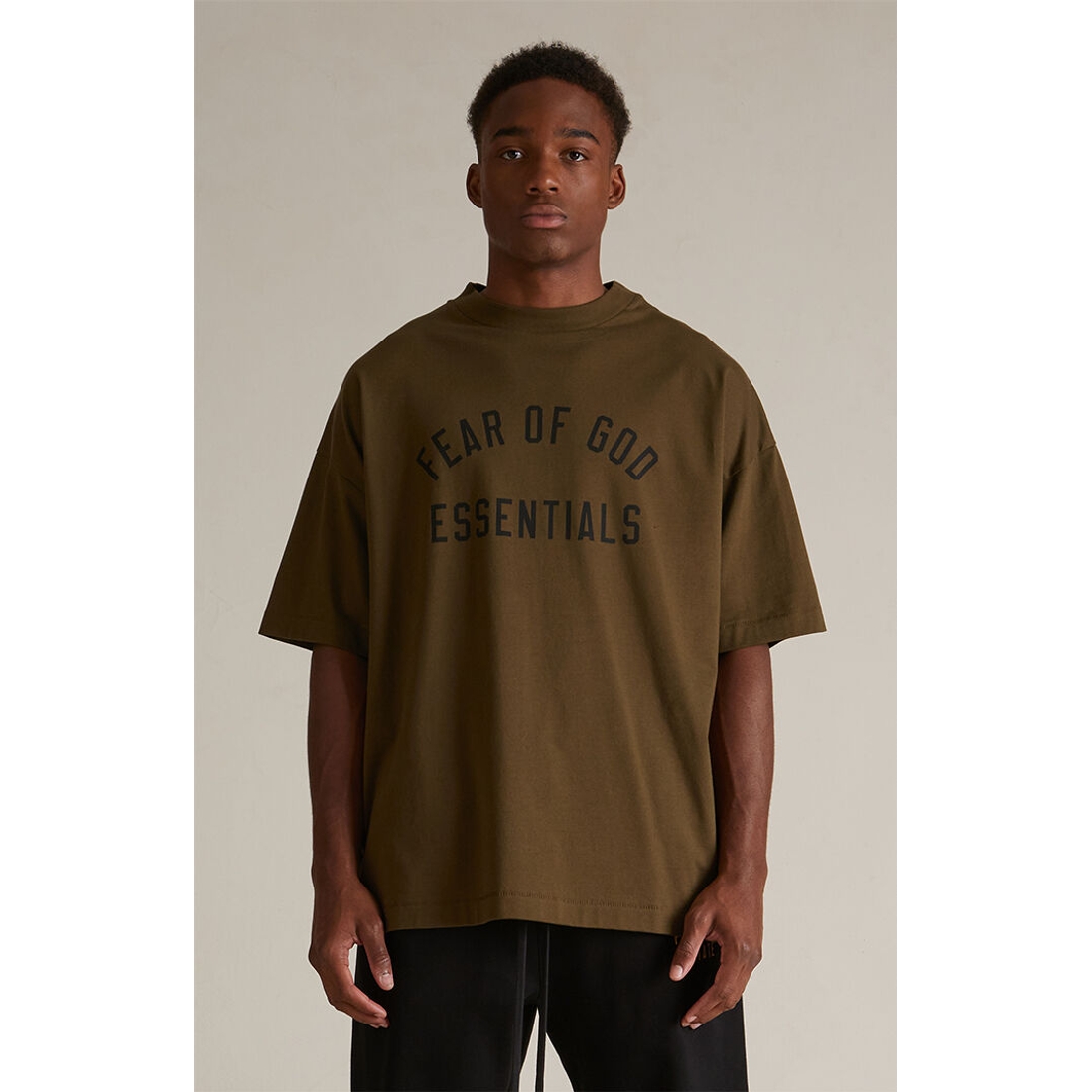 Men's Fear good Of God Olive Crewneck