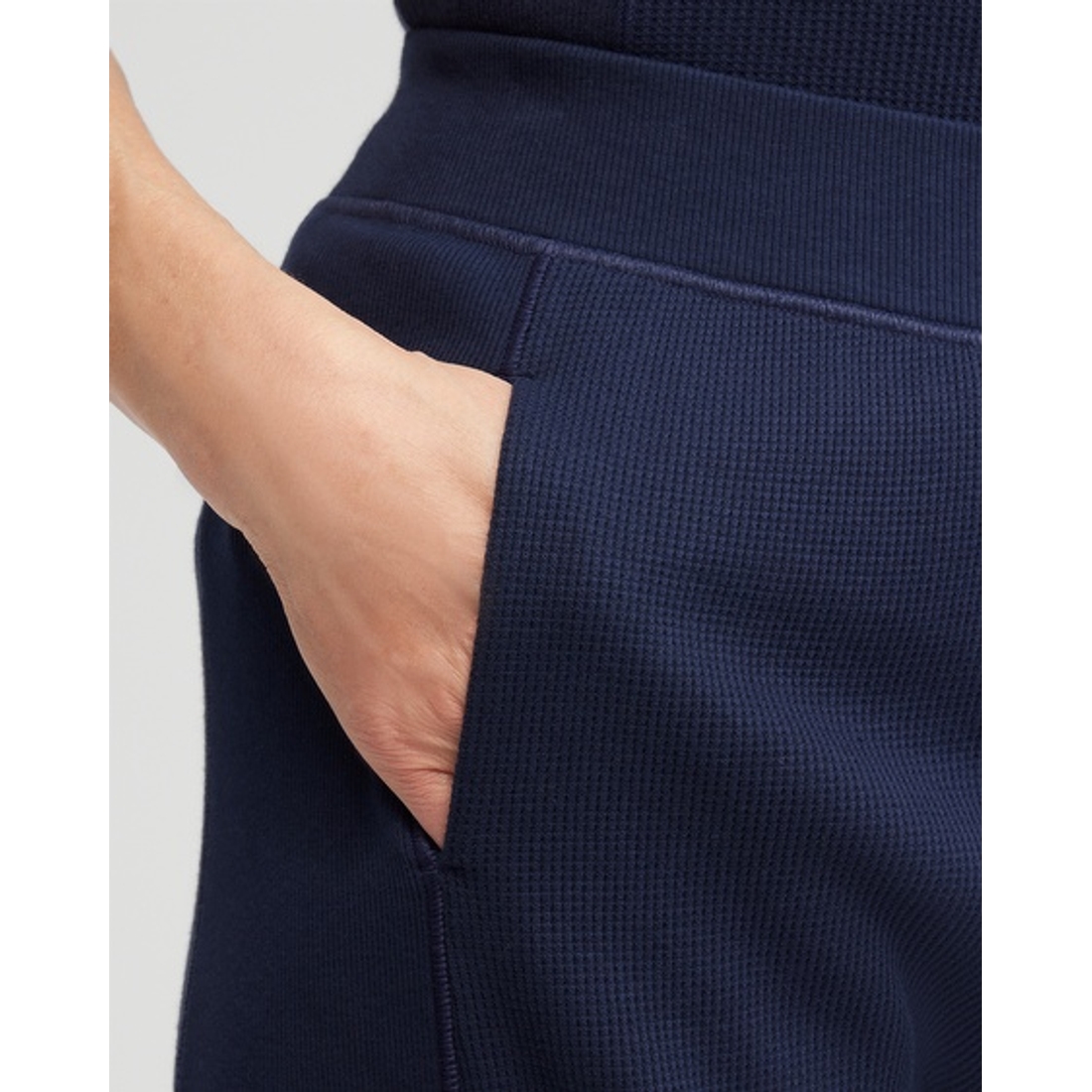 Women's Waffle Knit Pants in Blue Zenergy available now at