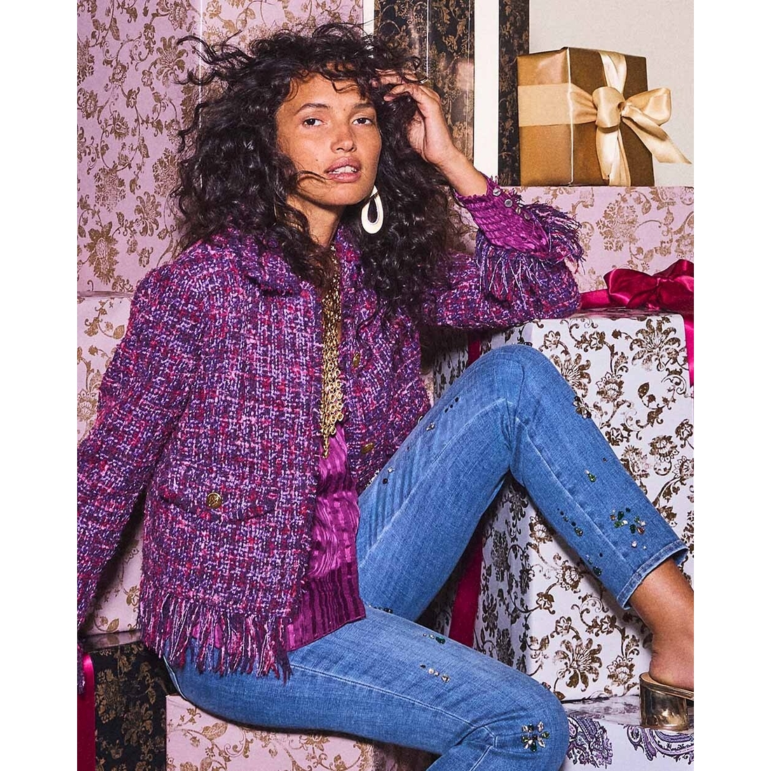 Women's Fringe Tweed Jacket available now at Ross Park Mall™