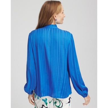 Women's Ombre Snake Print Tunic in Blue available now at The