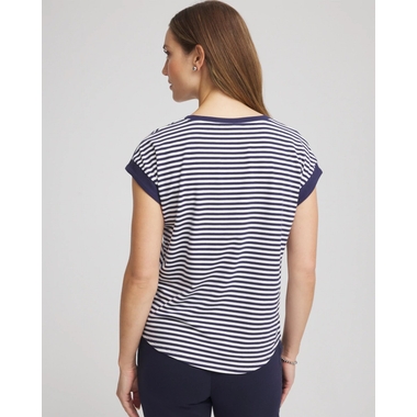 Women's Double-Knit Embroidered Top in Red Zenergy available now