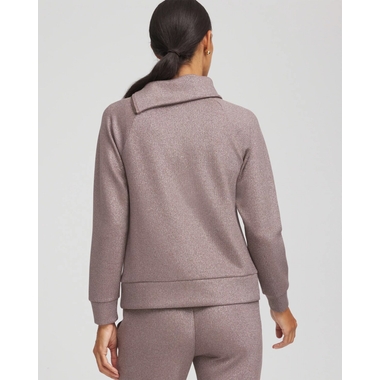 Women's Double-Knit Embroidered Top in Red Zenergy available now