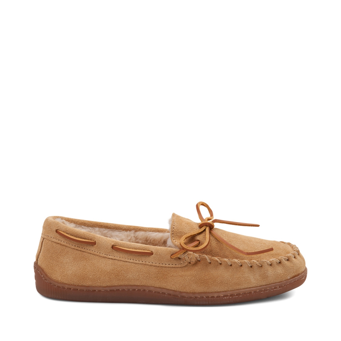 Mens Minnetonka Pile Lined Hardsole Slipper available now at