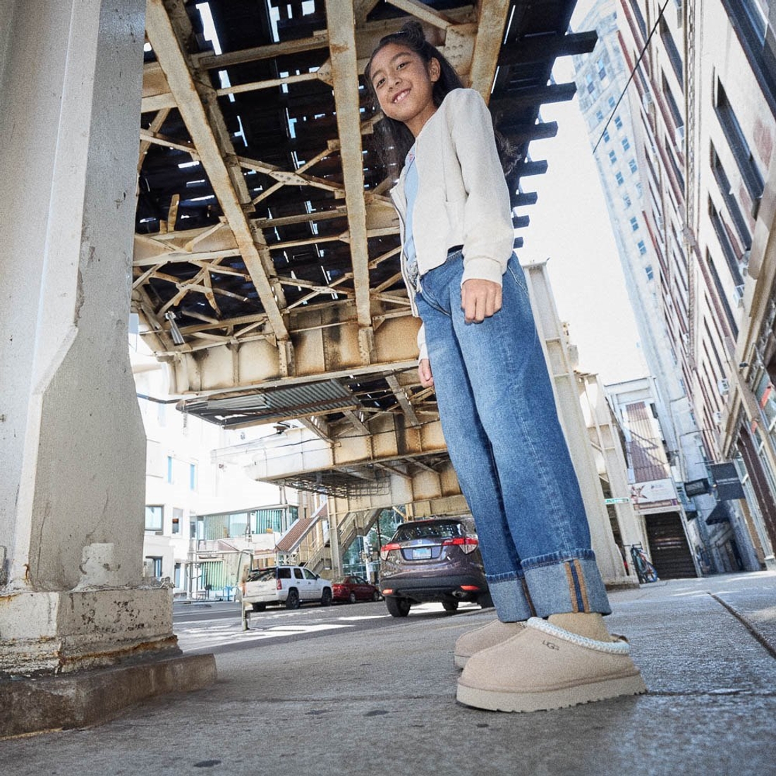 UGG® Tazz Platform Slipper - Little Kid / Big Kid available