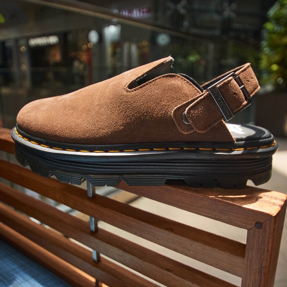 Dr. Martens Zebzag Slingback Platform Mule available now at