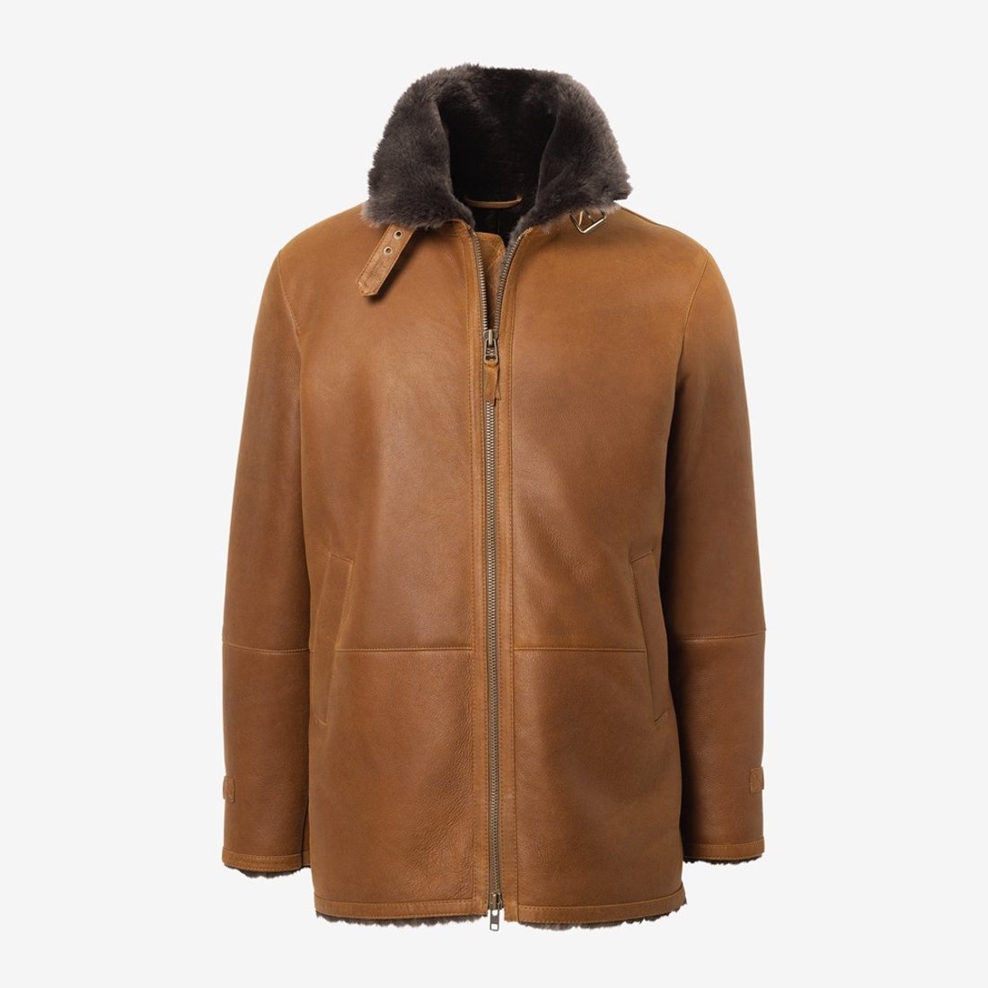 【PORTERNA】Bsa Shearing Short Coat Short Faux Shearling Jacket | Armani Exchange