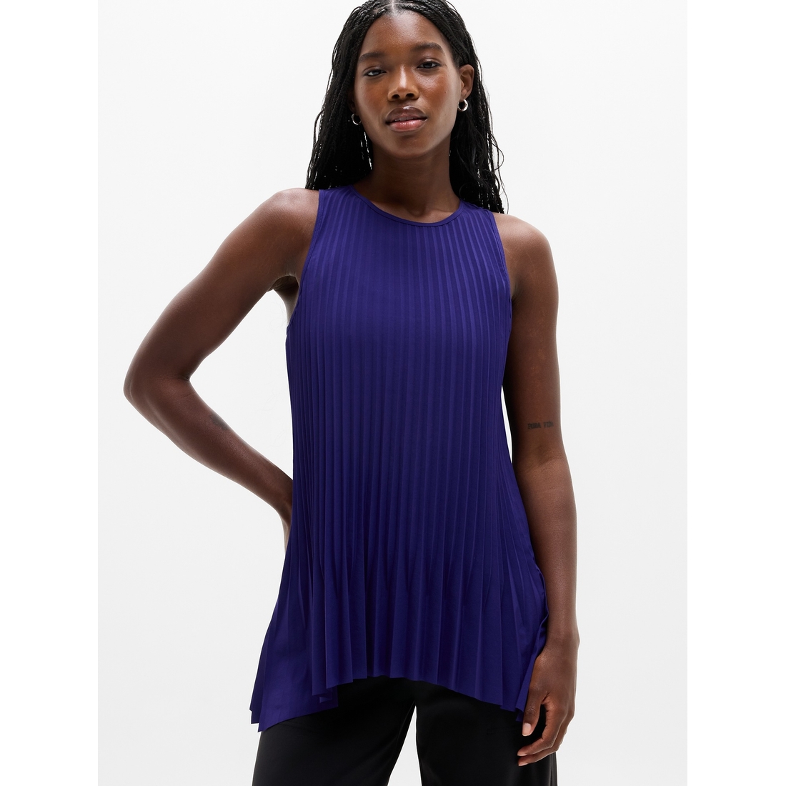 Featherweight Plissé Tank available now at Woodfield Mall™