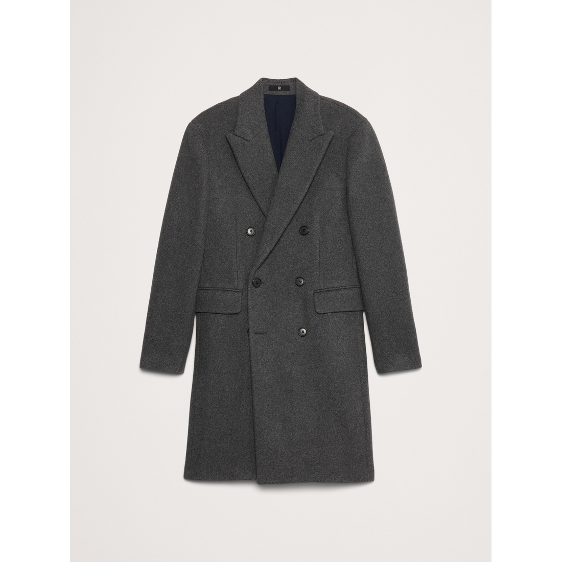LIGHT MELTON DOUBLE-BREASTED COAT (A20AC01LM) | AURALEE