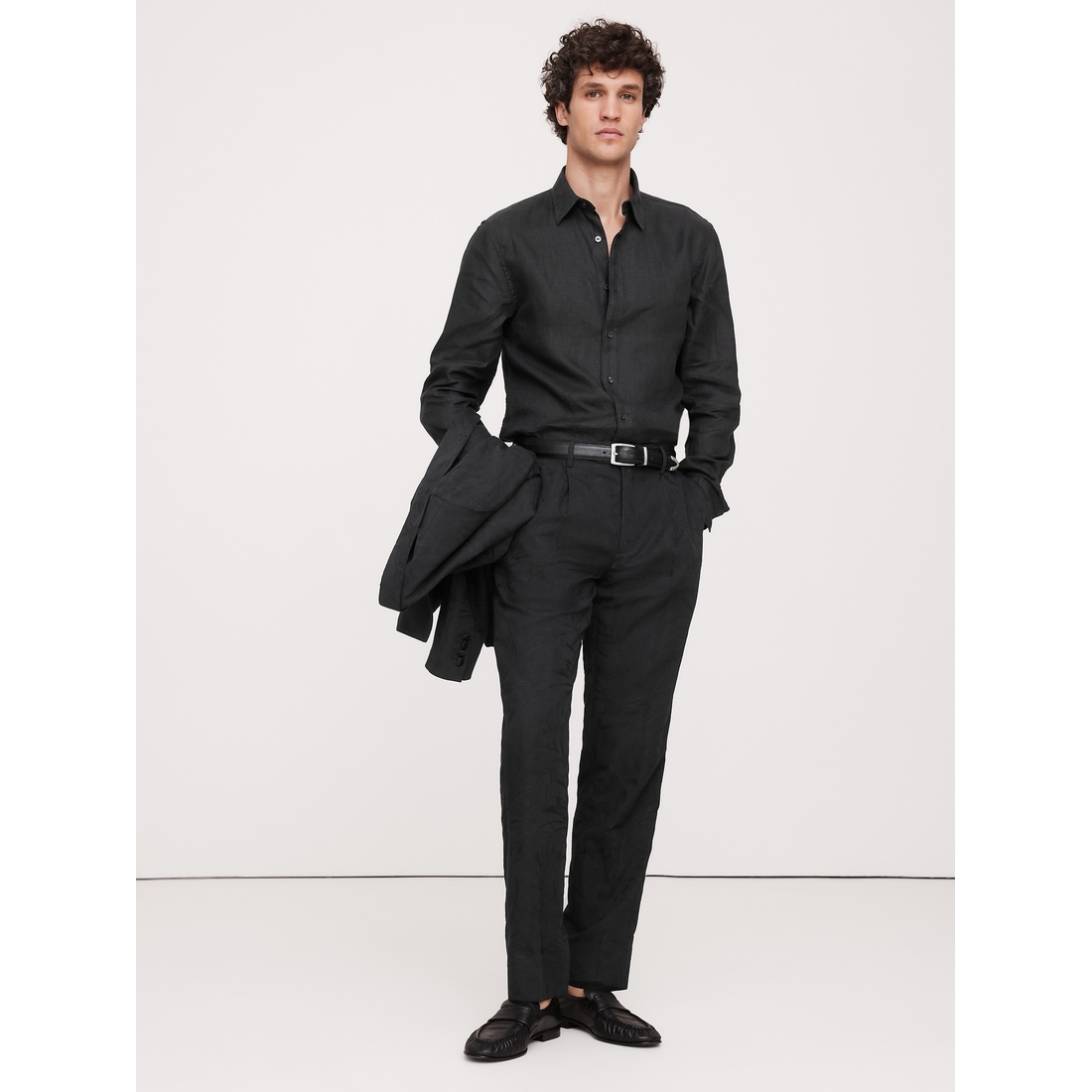 Floral Jacquard Suit Pant available now at Copley Place