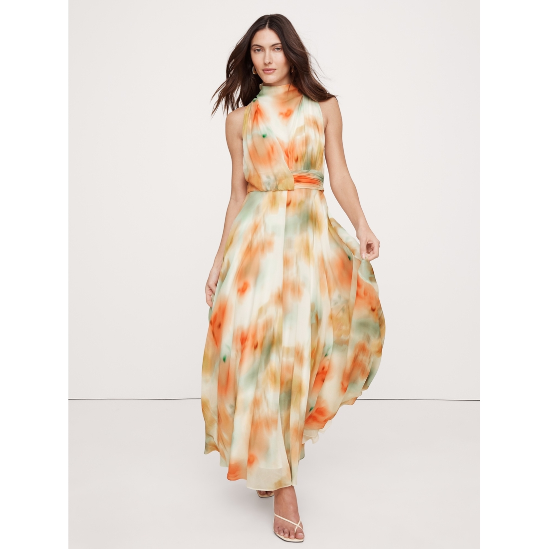 Chiffon Mellow Maxi Dress – MOUSSY