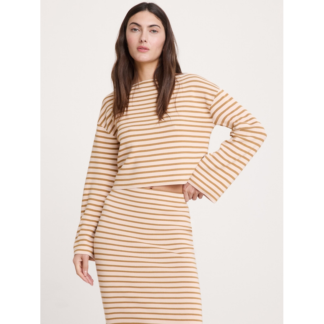 Sculpted Flare-Sleeve Top available now at Lenox Square®