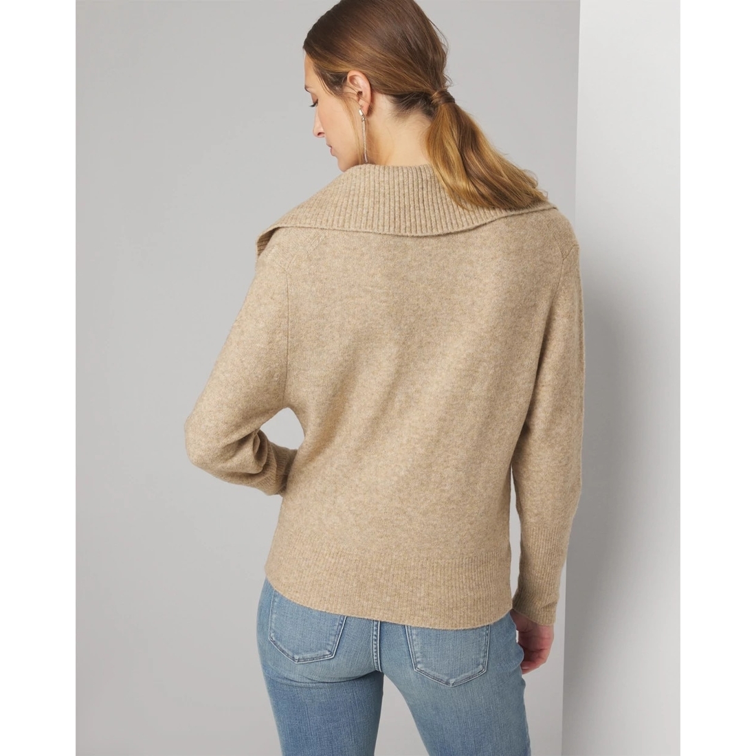 Wide Collar Pullover Sweater available now at The Falls® Wide Collar Pullover Sweater available now at The Falls®