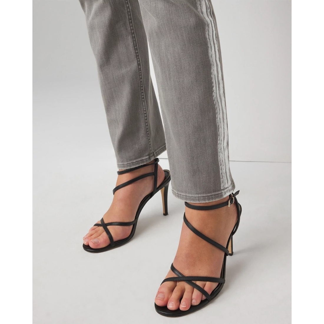 Petite Foil Stripe Straight Jeans available now at The Falls® Petite Foil Stripe Straight Jeans available now at The Falls®