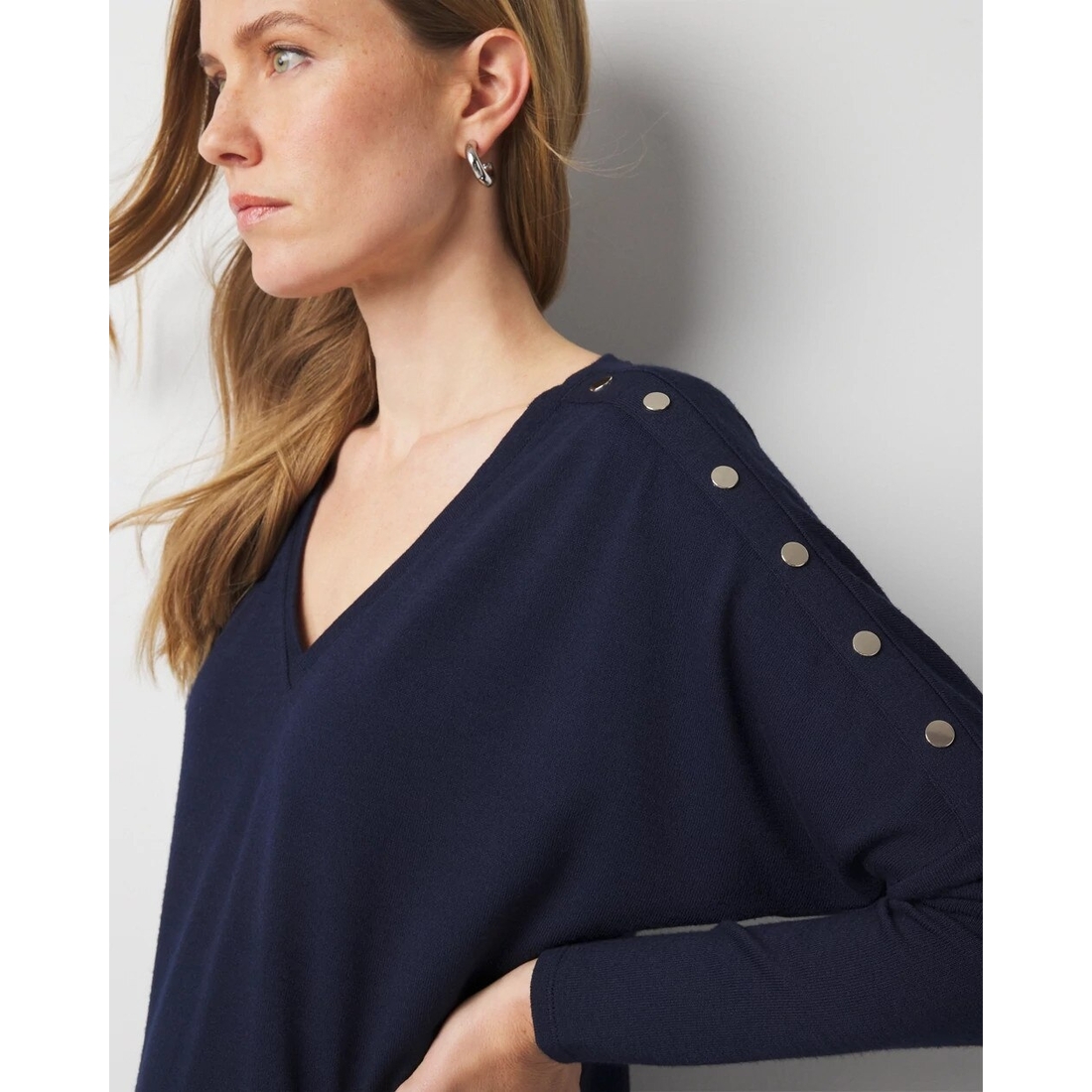 Snap Detail Dolman Sleeve Top available now at North East Mall