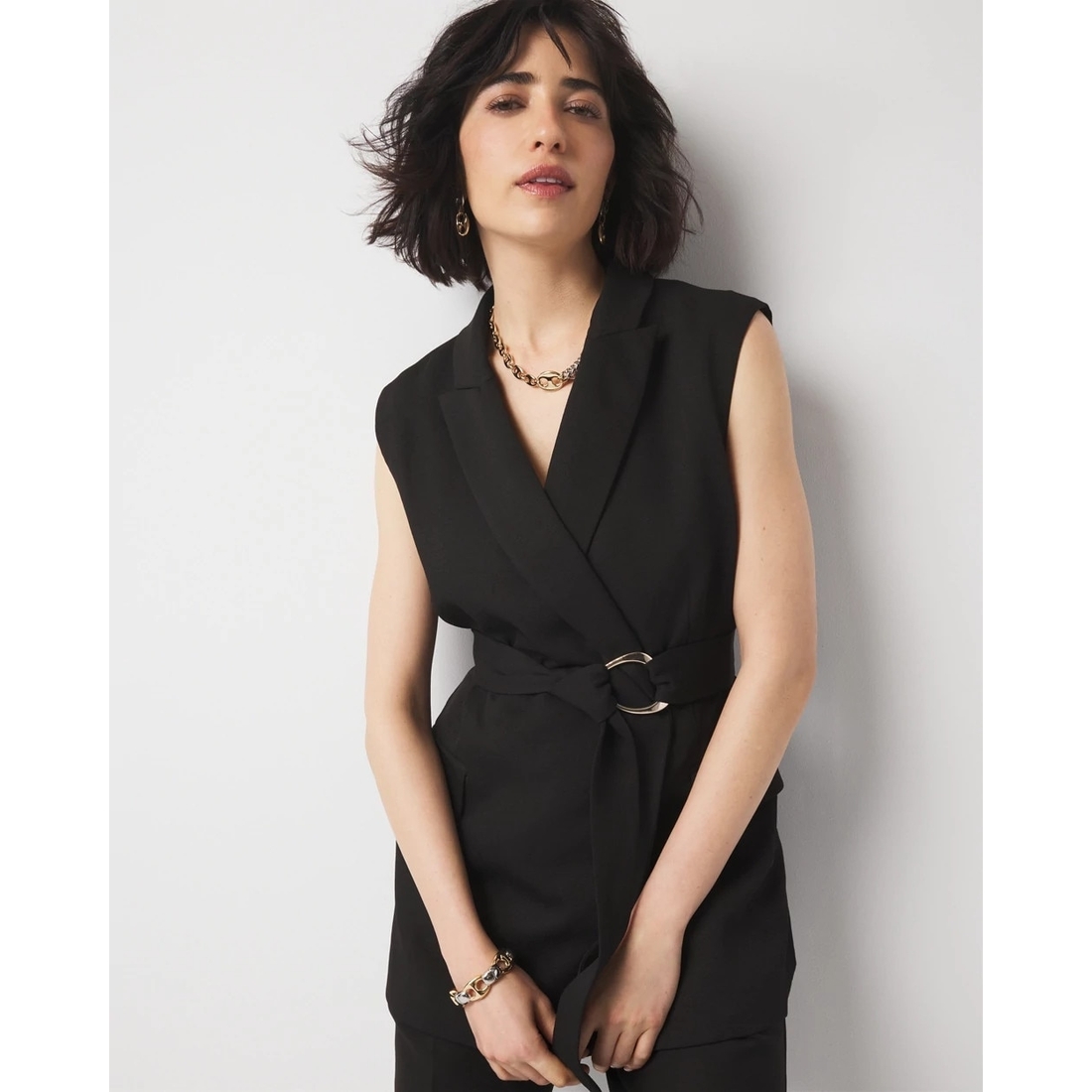 Belted Blazer Vest available now at The Westchester™ Belted Blazer Vest available now at The Westchester™