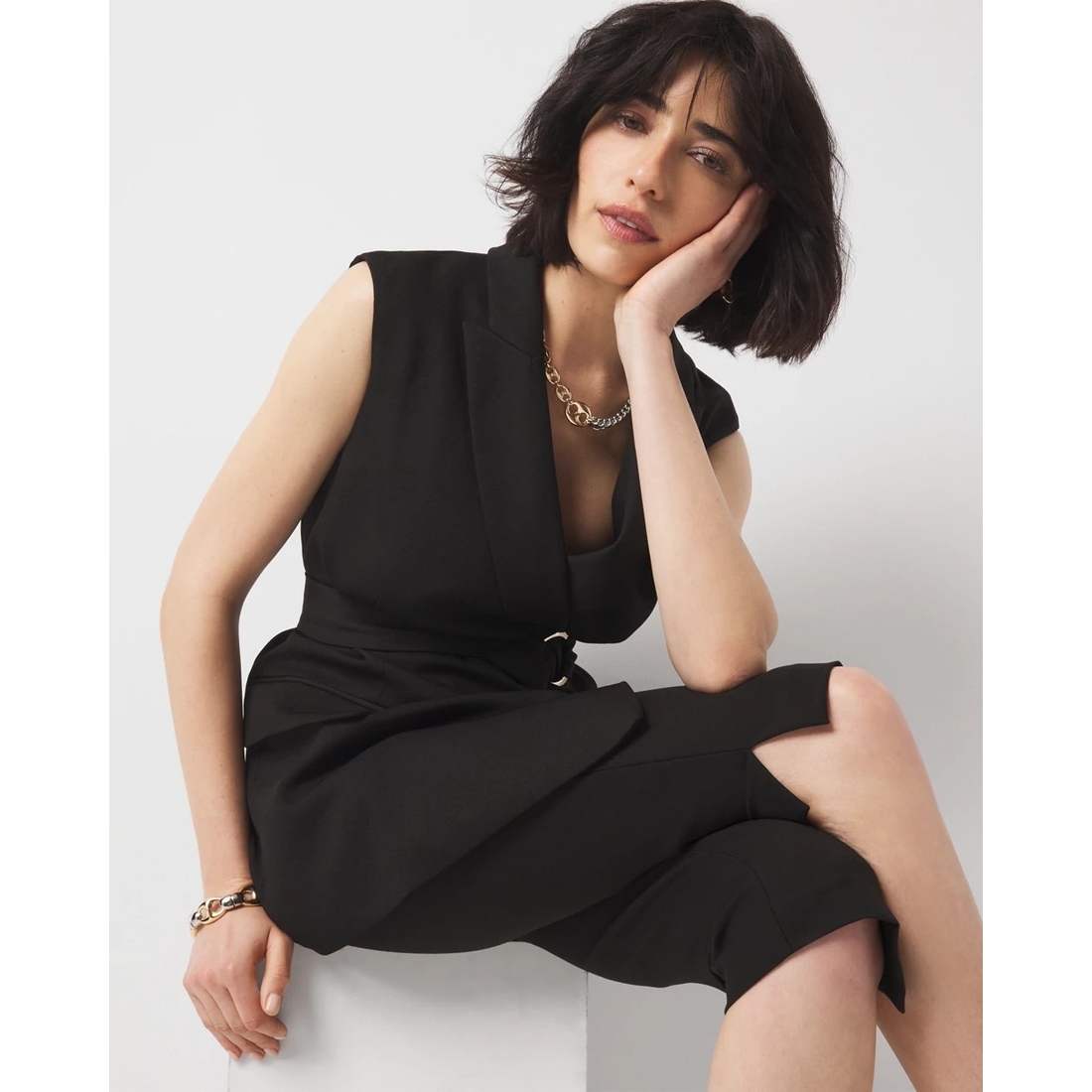 Belted Blazer Vest available now at The Westchester™ Belted Blazer Vest available now at The Westchester™