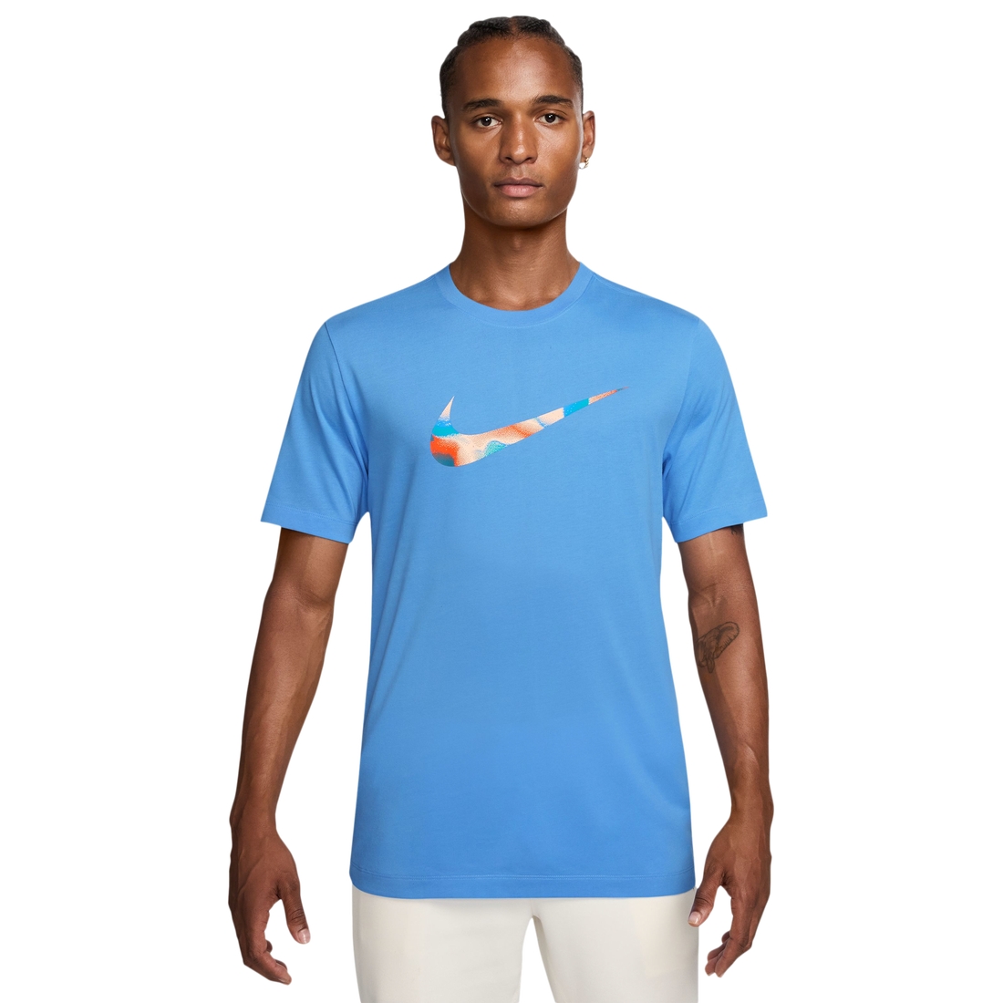 Nike Mens Nike Dri-Fit Lava Swoosh T-Shirt available now at Coral