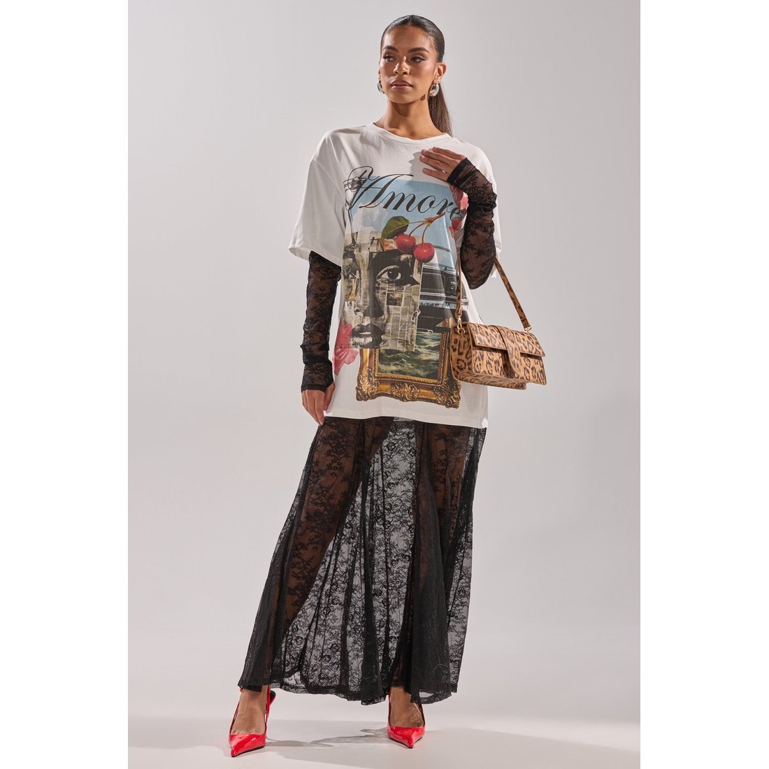 edgy midi dress Mrasaso Clearance & Promo! Floral Dress for Women,Women's Color Gothic Flare Sleeves Dark Black Dress Mesh Spliced Double Layer Midi Dress,Bold & Edgy for Gothic-Inspired LooksBlue S