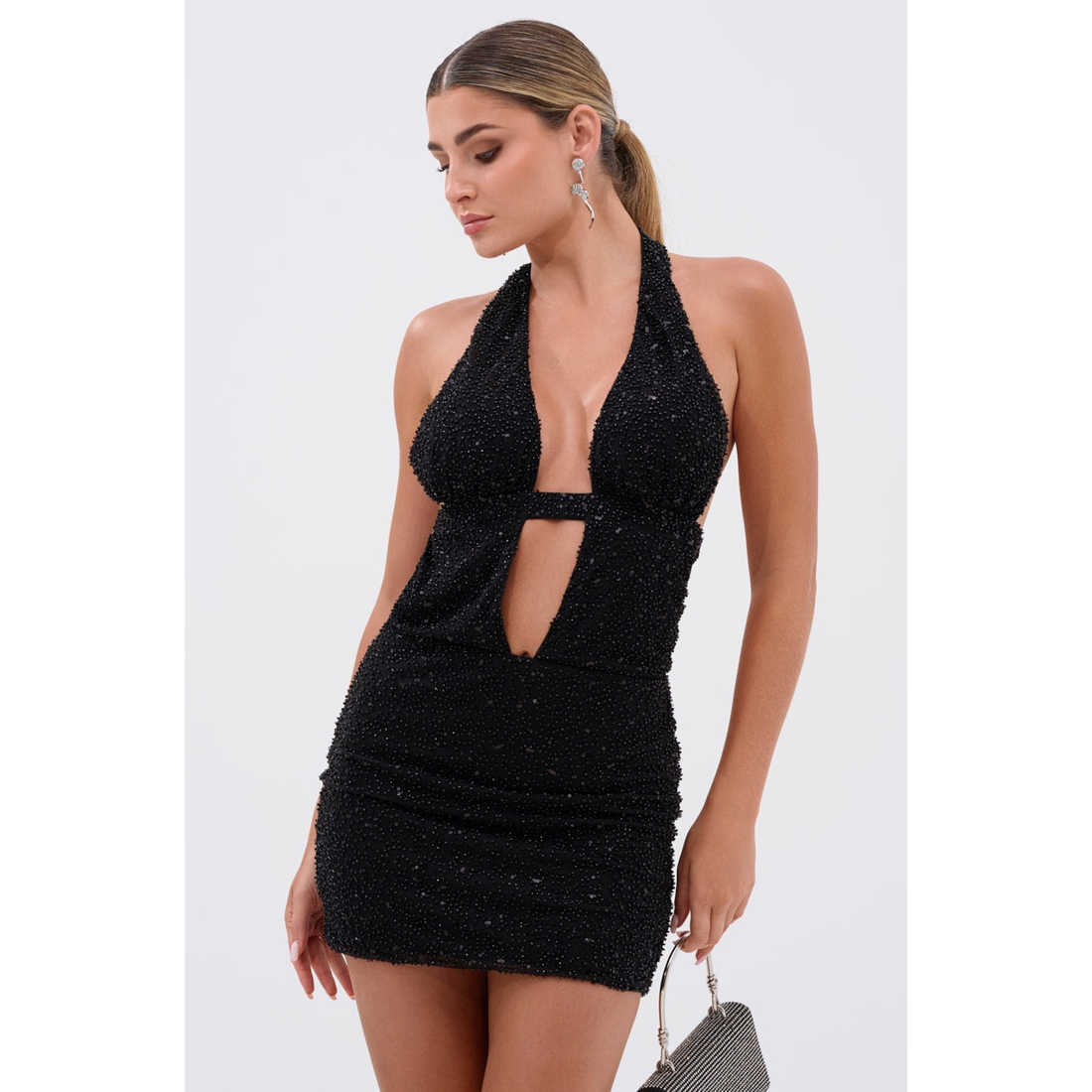 Dancing Queen Beaded Mini Dress available now at Potomac Mills