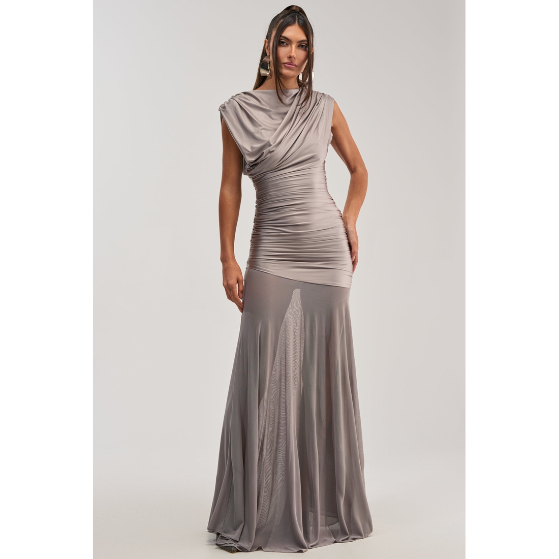 Limitless Satin Maxi Dress available now at The Florida Mall®