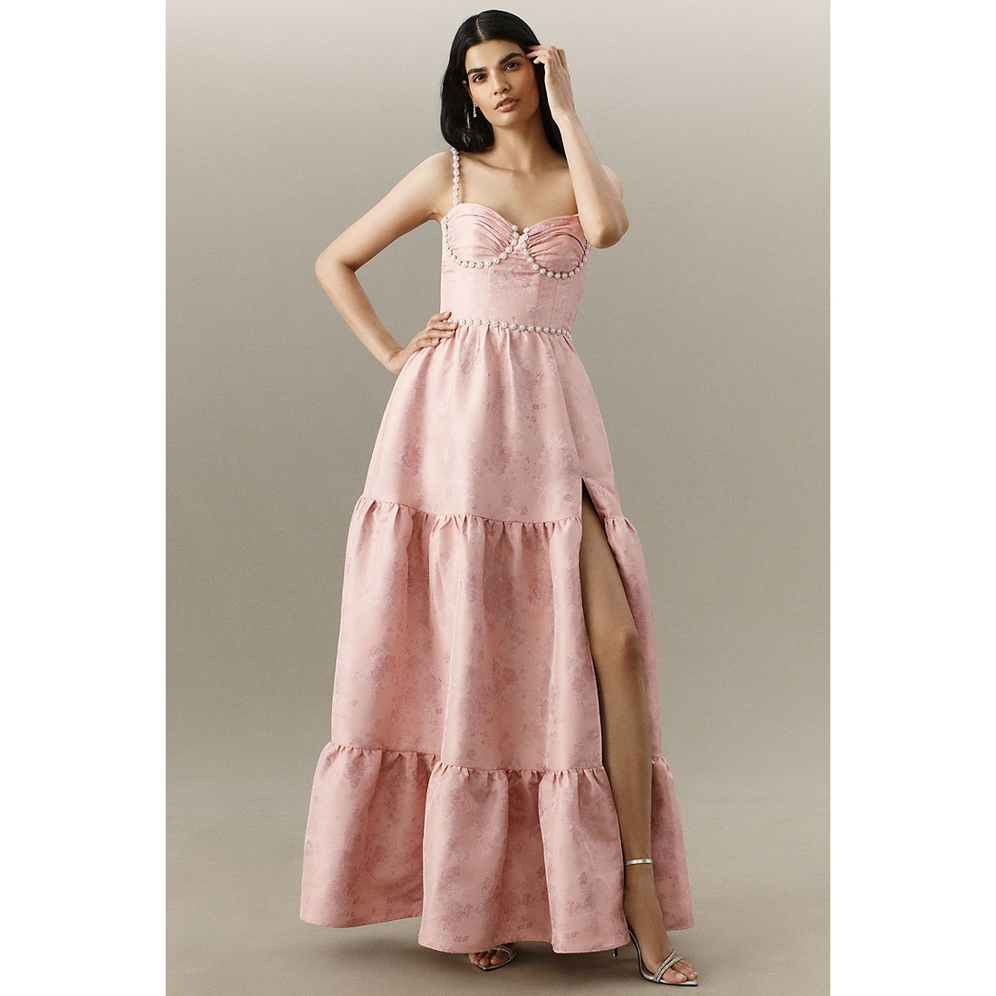 lucetta corset tiered maxi dress Lucetta Corset Tiered Maxi Dress available now at ABQ Uptown