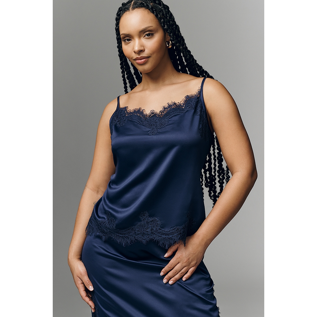 lulus blue ruffle dress x Anthropologie