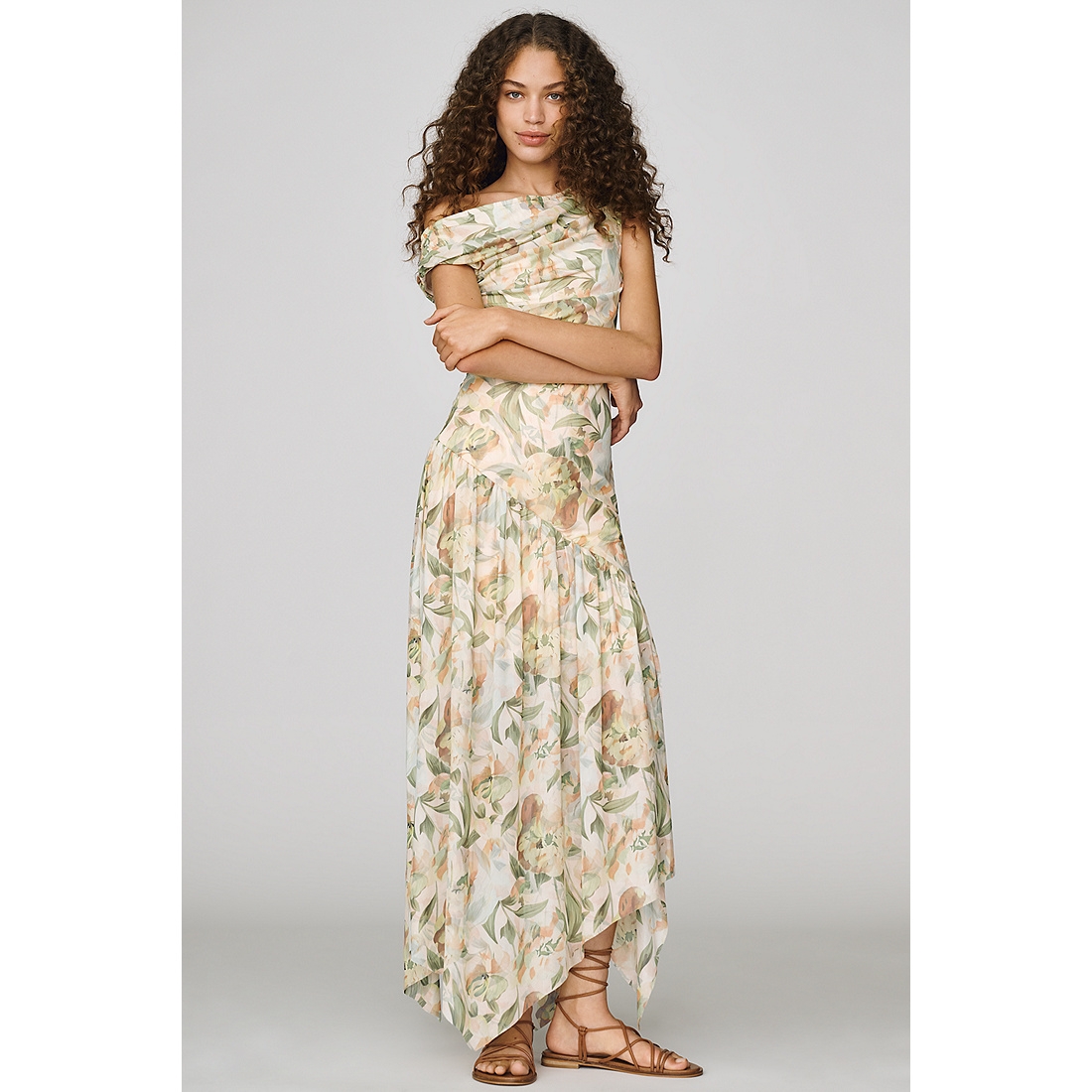 thalia midi dress THALIA MIDI DRESS - OLIVE