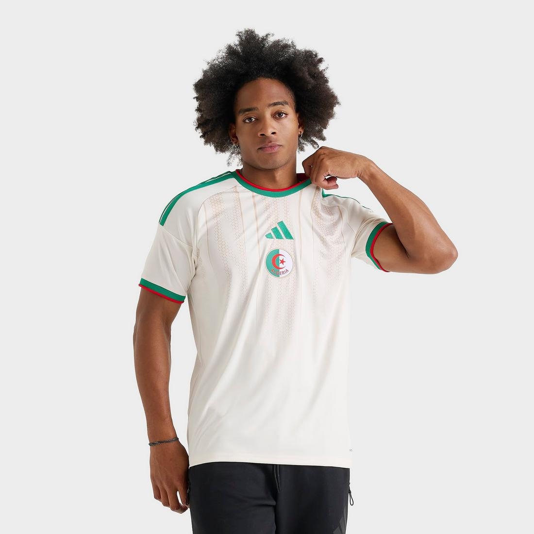 adidas Men's Algeria Home Replica Soccer Jersey available now at