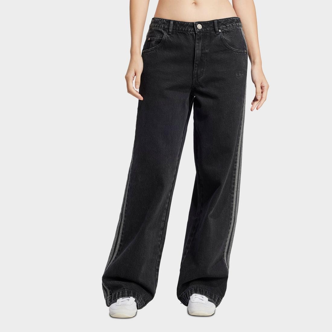 adidas Women's Originals adicolor 3-Stripes Denim Track Pants