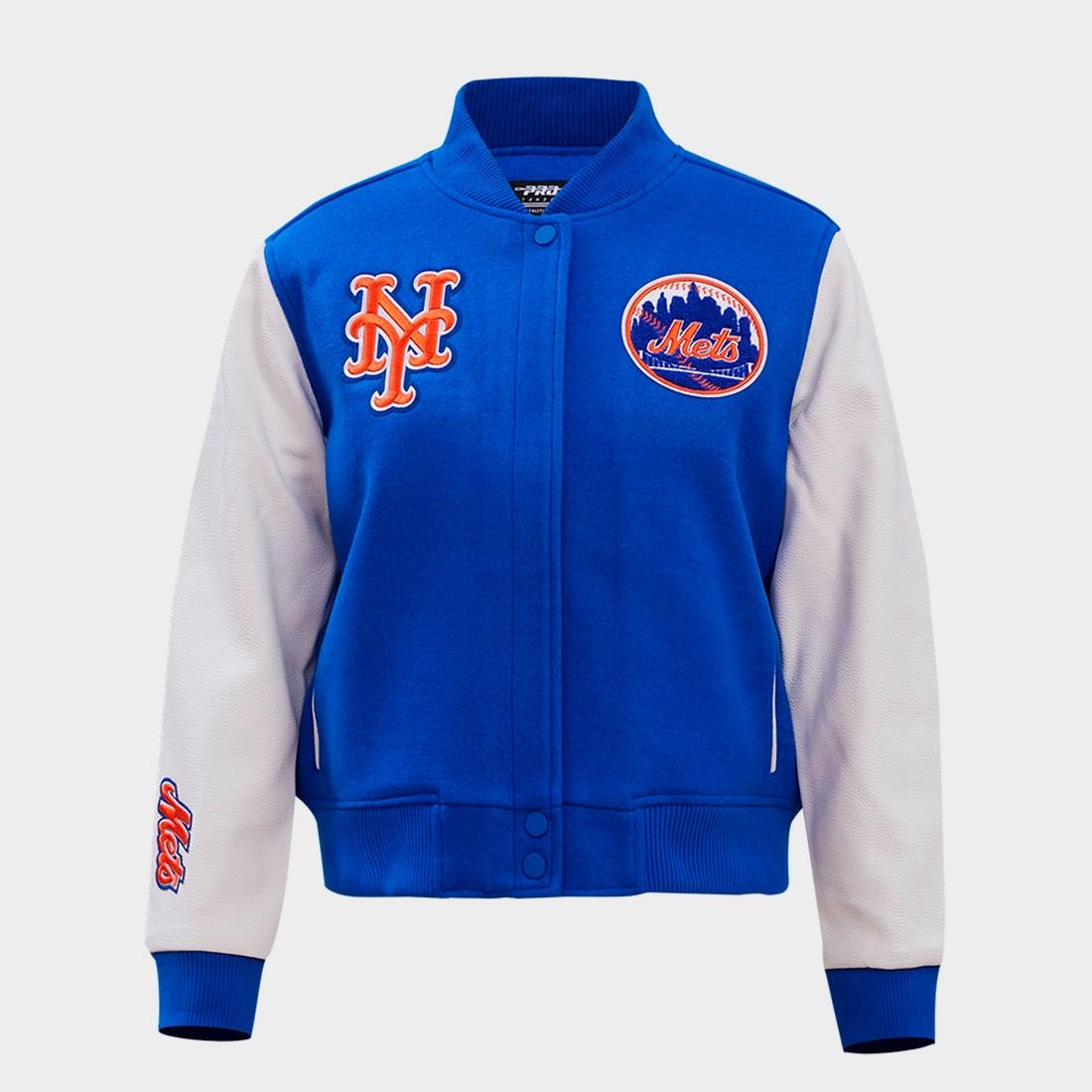 Pro Standard Women's New York Mets MLB Classic Wool Varsity Jacket