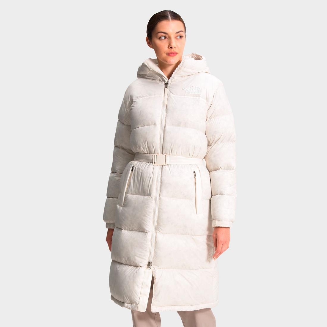 The North Face Inc Women s Nuptse Belted Long Parka Jacket available now at Arizona Mills