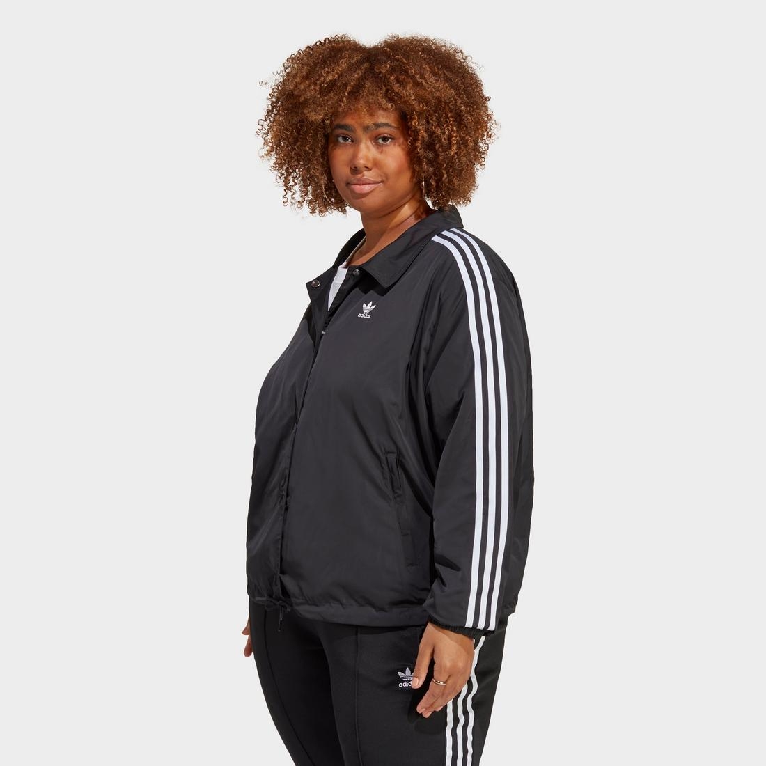 Adidas trefoil coach jacket best sale