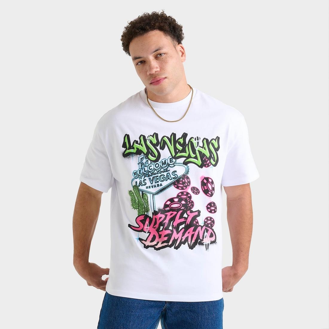 Supply And Demand Men's Las Vegas Graphic T-Shirt available now at