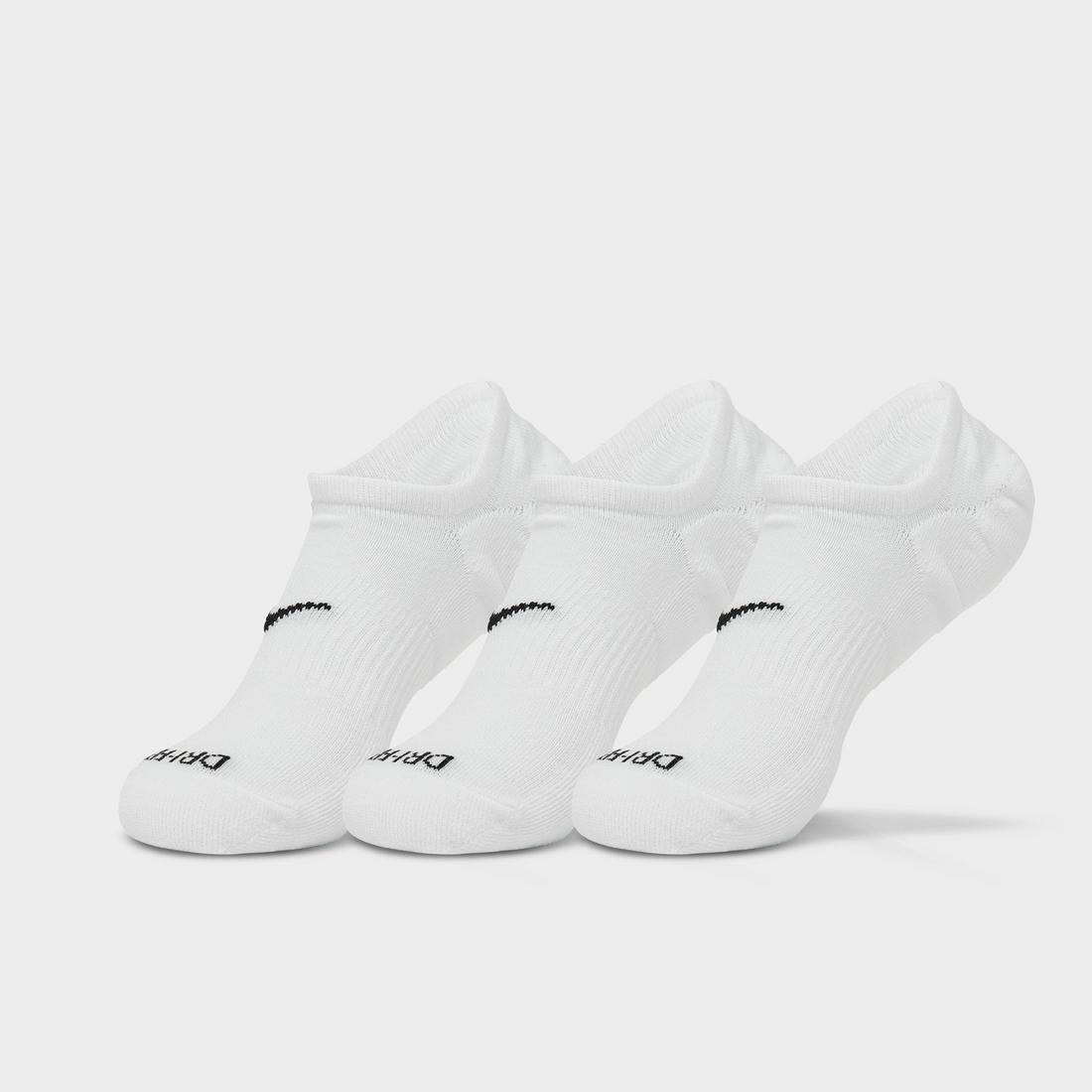 Nike Women's Everyday Plus Cushioned Training Footie Socks (3-Pack