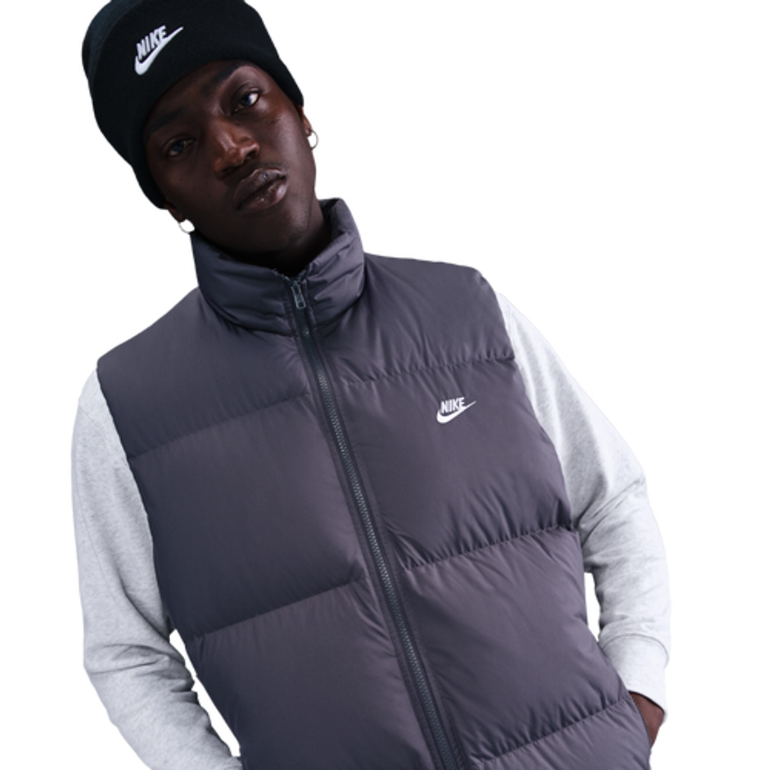 Nike Mens Nike Club Puffer Vest 550 available now at Rockaway