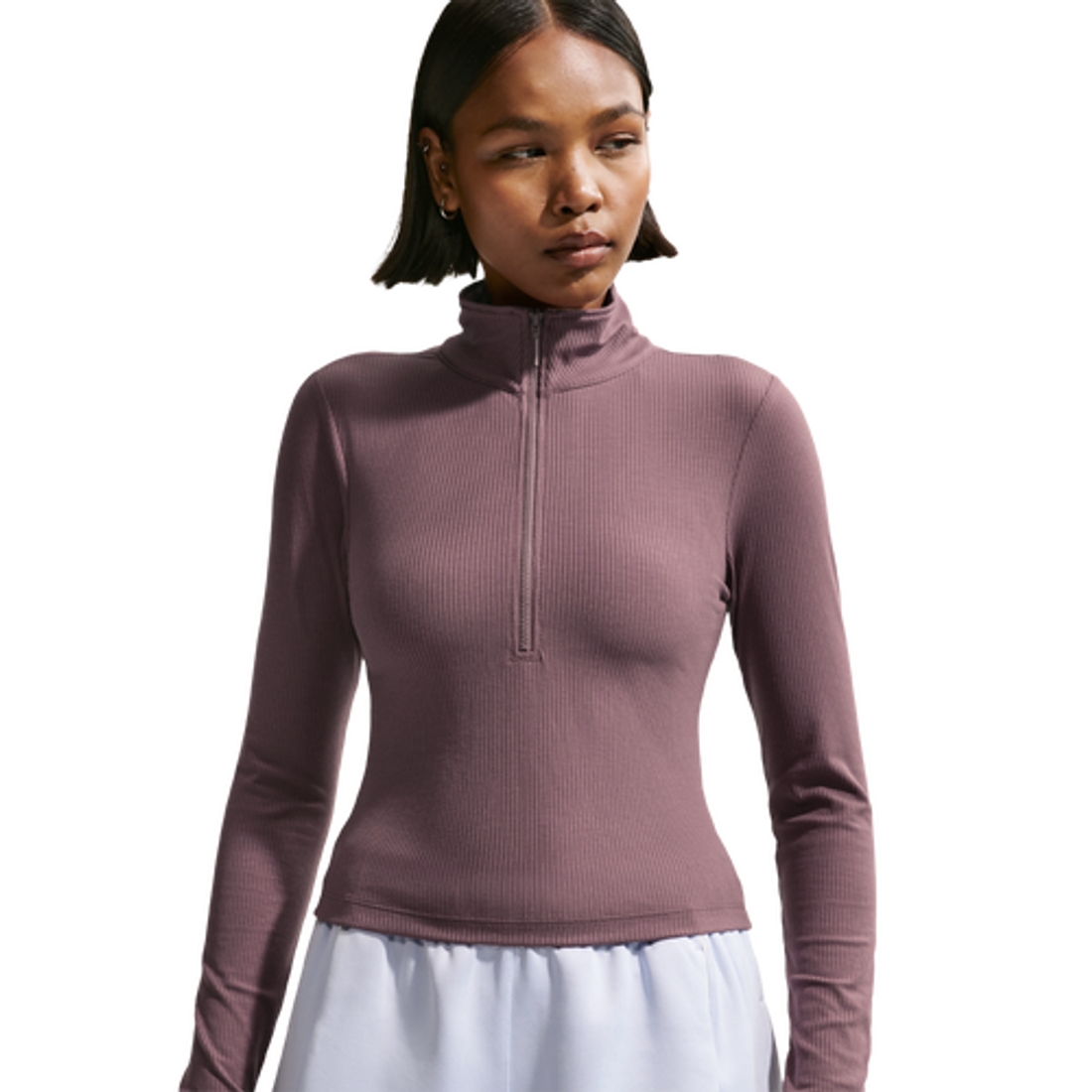 Nike Womens Nike NSW Chill Knit Rib Quarter-Zip LS Top available