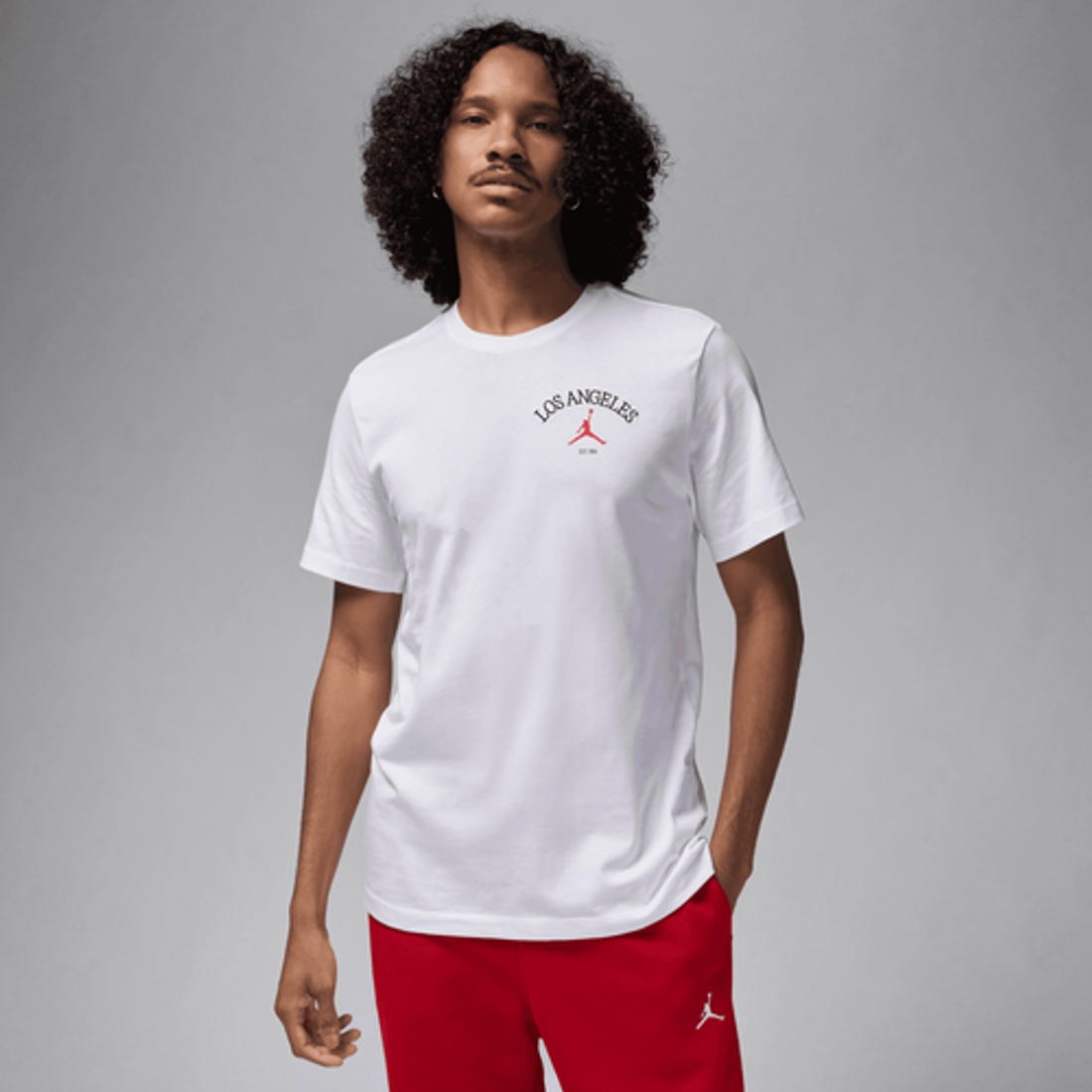 Jordan Mens Jordan LA City LBR Short Sleeve Crew available
