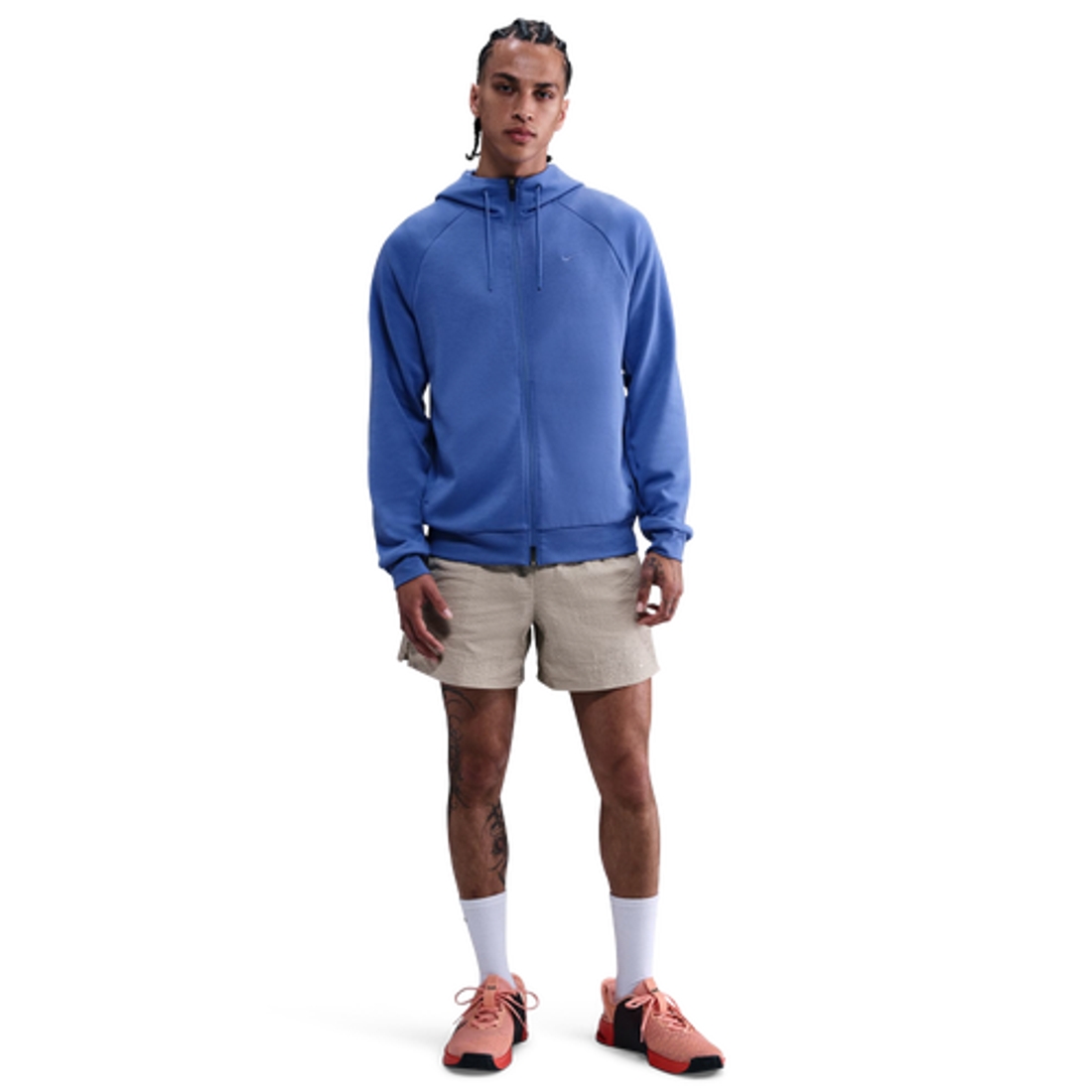 nike dri fit blue hoodie