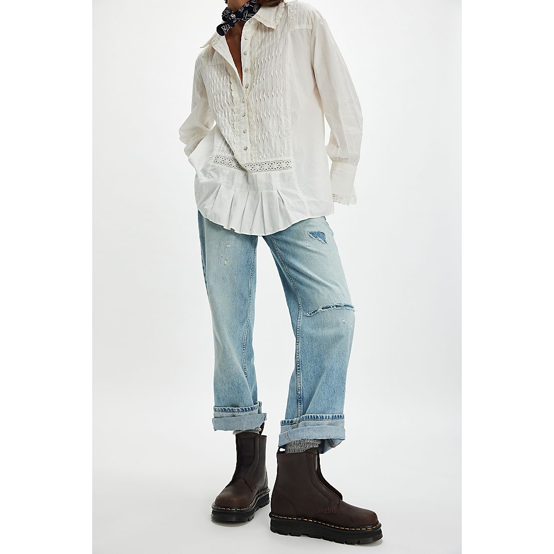 シーマページ Dr. Martens Zebzag Laceless Slip-On Boots available now at Lenox